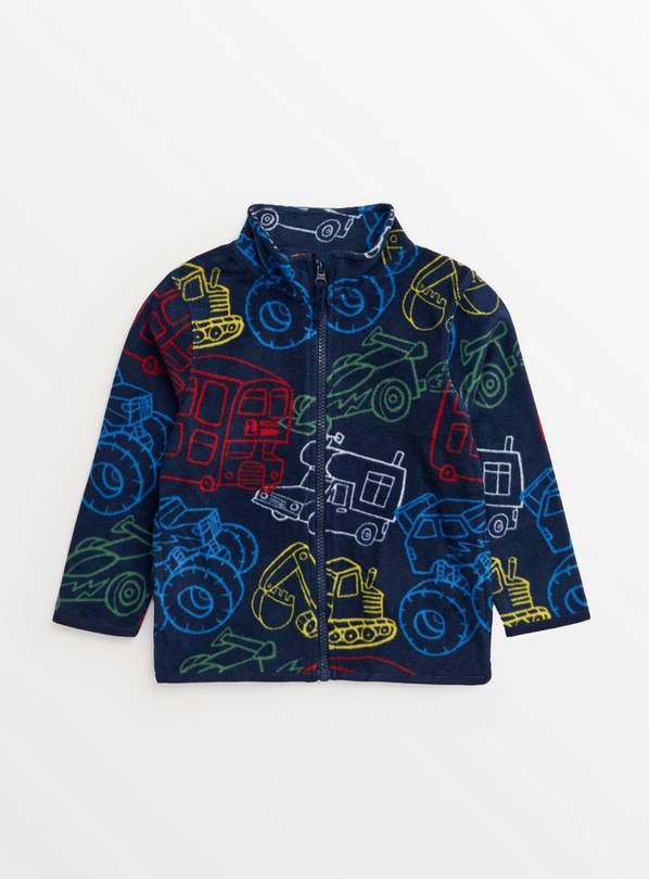 Vehicle Fleece Jacket 1-2 years